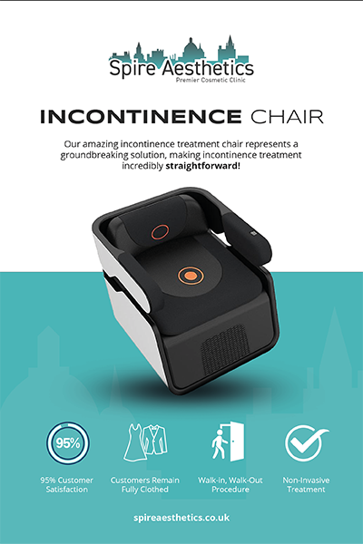 An image of Pelvic Floor Chair Therapy Benson and the benefits.